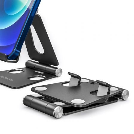 Aisens Soporte de Sobremesa Ajustable Tamaño M Negro
